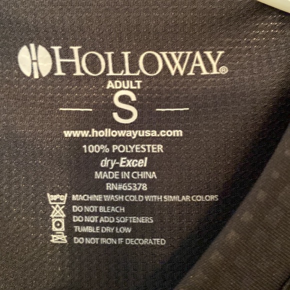 Holloway black Small men’s Dri Fit T-shirt NWOT - Picture 4 of 7